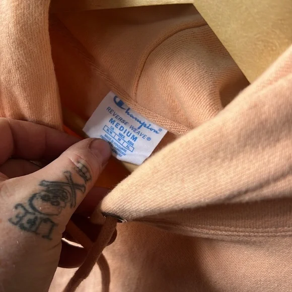 Champion Reverse Weave Hoodie Medium - Picture 2 of 3